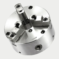 臺灣千島可調式強力型三爪鋼殼手動卡盤3DAKT系列